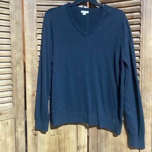 Merona XL/TG charcoal, V-neck sweater